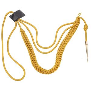 Military Gold Aiguillette with Single Tip