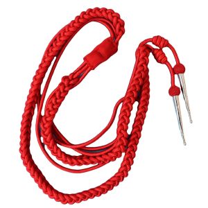 Red Silk Army Uniform Aiguillette