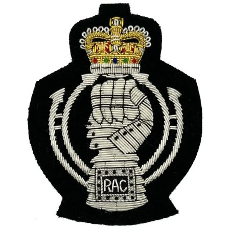 Royal Armoured Corps Bullion Blazer Badge