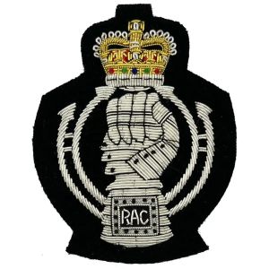 Royal Armoured Corps Bullion Blazer Badge