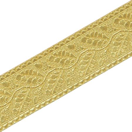 Gold Oak Leaf Metallic Church Vestment Braid