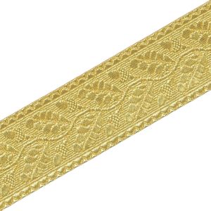 Gold Oak Leaf Metallic Church Vestment Braid