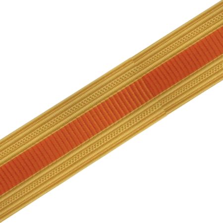 US Amry Orange & Gold  Sleeve Braid