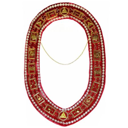 Royal Arch Chapter Gold Plated Chain Collar
