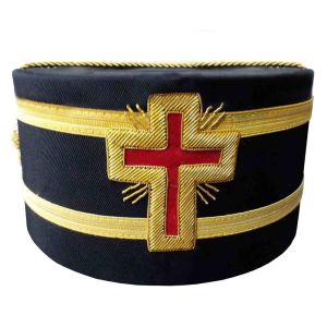 Past Commander Knights Templar Black  Crown Cap