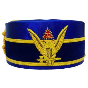32nd Degree Scottish Rite Blue Crown Cap