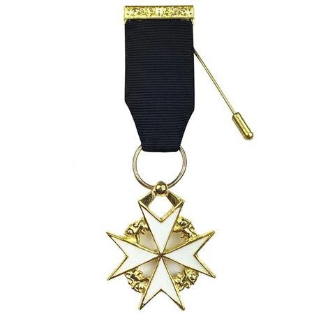 Order of Malta Breast Jewel - Gold Plated