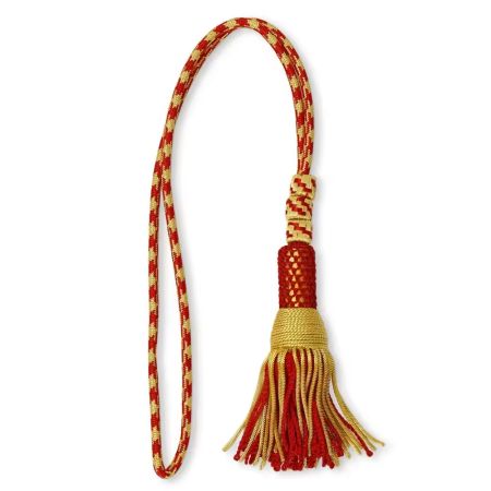 Red & Gold Sword Knot with Tassel