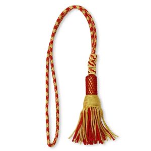 Red & Gold Sword Knot with Tassel