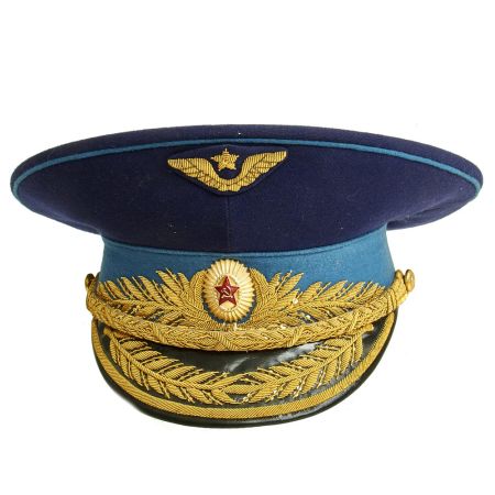 Soviet Russian Cold War Air Force General's Visor Cap