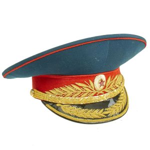 Russian Cold War Infantry General's Visor Cap