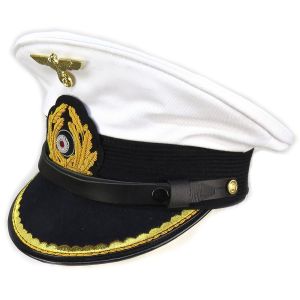 Kriegsmarine Junior Officer White Visor Cap