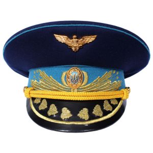 Ukraine Air Force Officer Blue Visor Cap