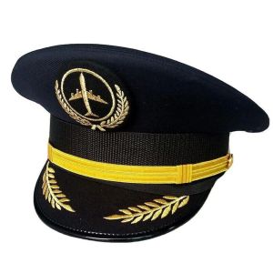 Commercial Aviation Pilot Visor Cap